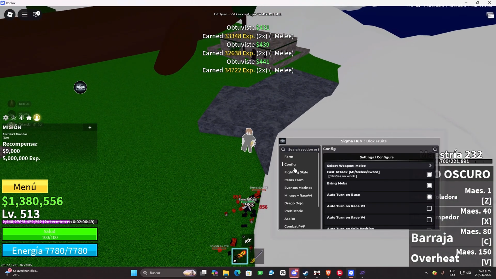 Blox Fruits Script Sigma Hub Autofarm