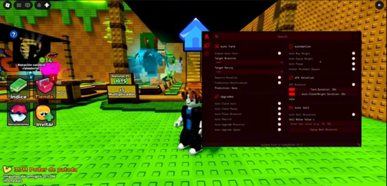 Kick a Lucky Block Script Ajjans Hub Autofarm