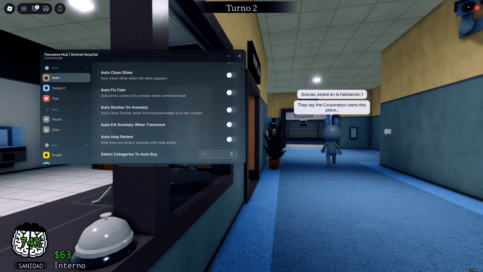 Animal Hospital Script Autofarm Foxname No Key
