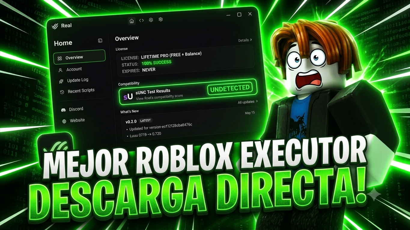 REAL Executor 100% UNC Actualizado Roblox Executor