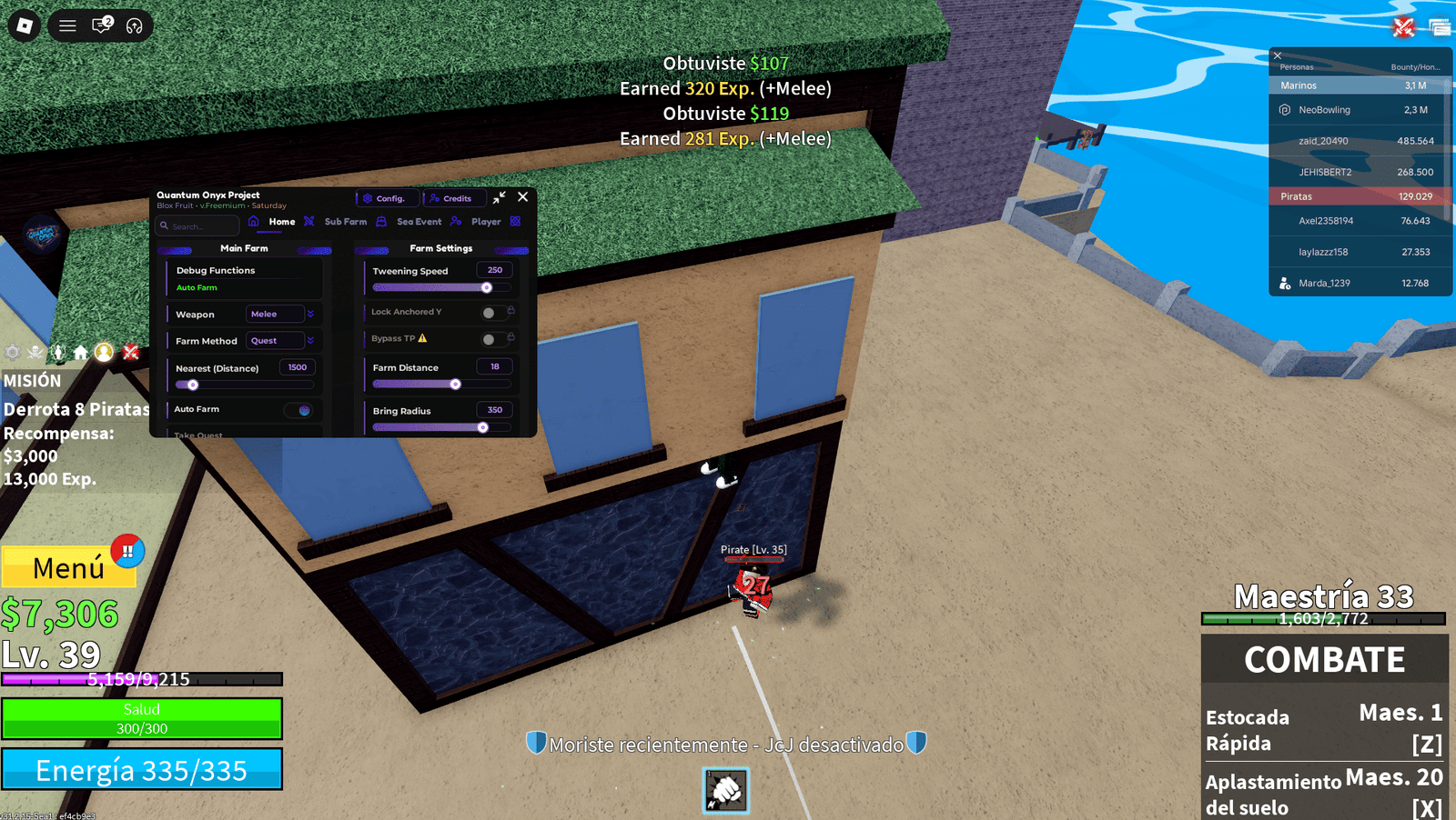 Blox Fruits Script No Key – Night Mystic Hub