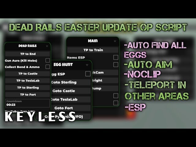 Dead Rails Script Tora Hub Auto Endthing