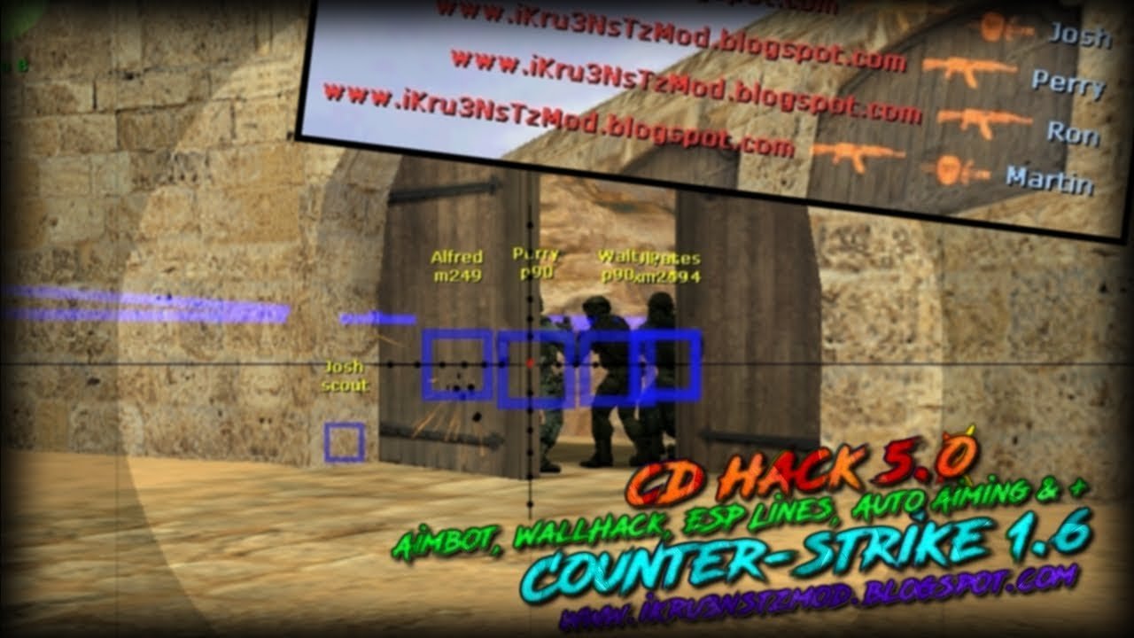 CD-HACK Cs 1.6 Cheat Wallhack - Aimbot