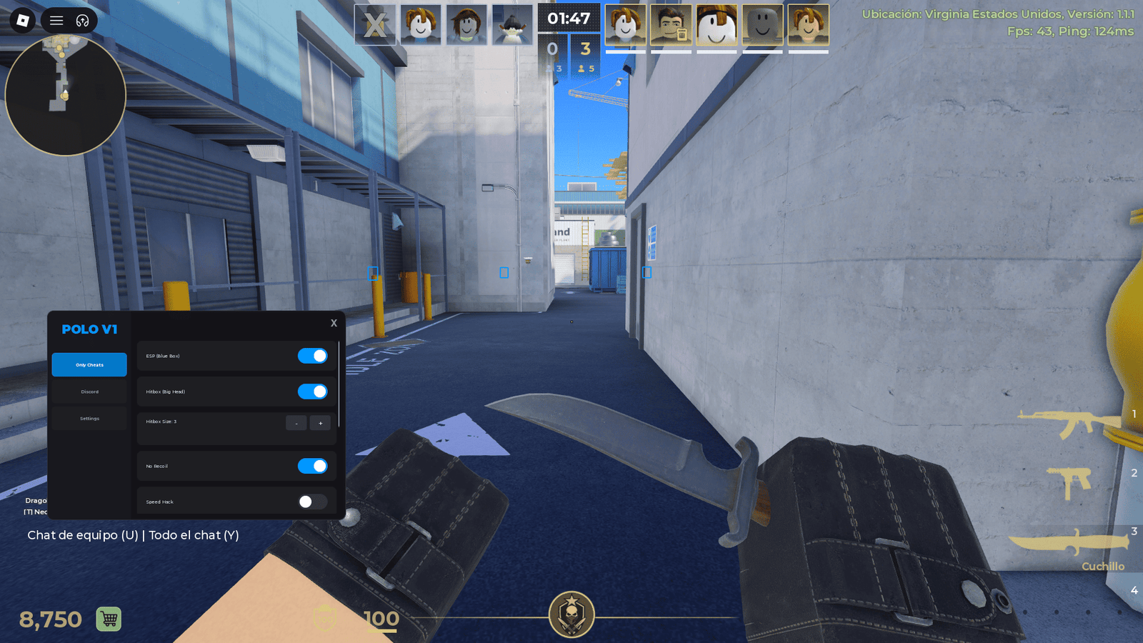 Blox Strike Script Polo v1 Esp, No Recoil, Speed Hack, Big Head