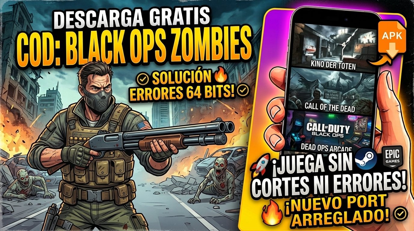 Call OF Duty Black Ops Zombies APK 64 BITS