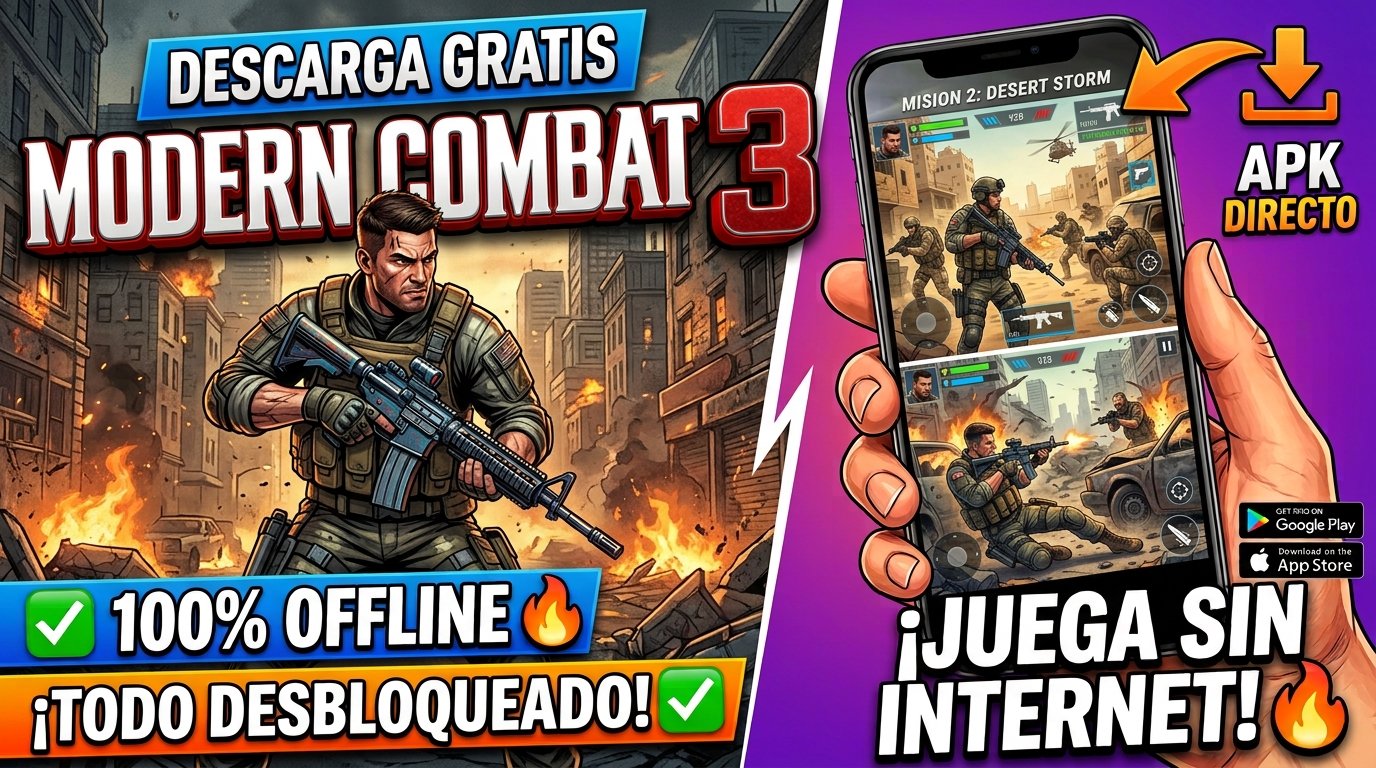 DESCARGAR Modern Combat: Sandstorm Android