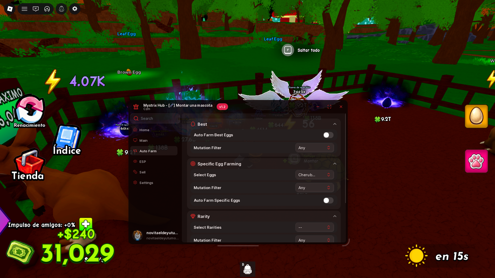 Ride a Pet Mystrix-hub Script